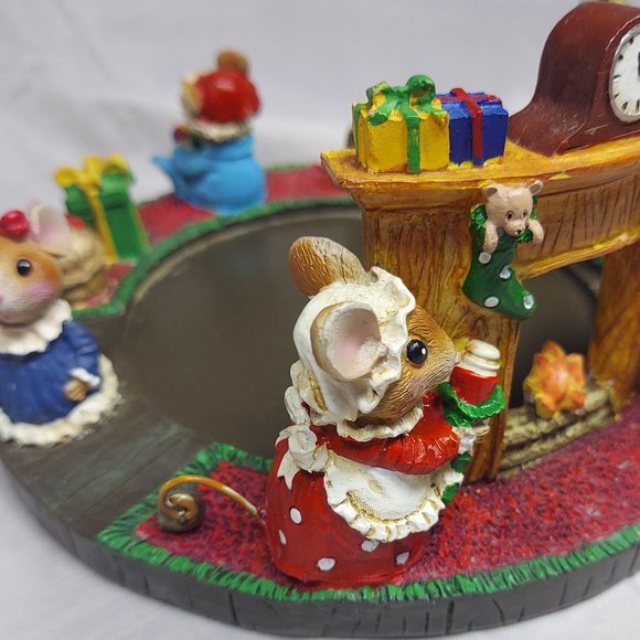 Yankee Candle The Night Before Christmas Mice Large Jar Candle Holder - Picture 7 of 16